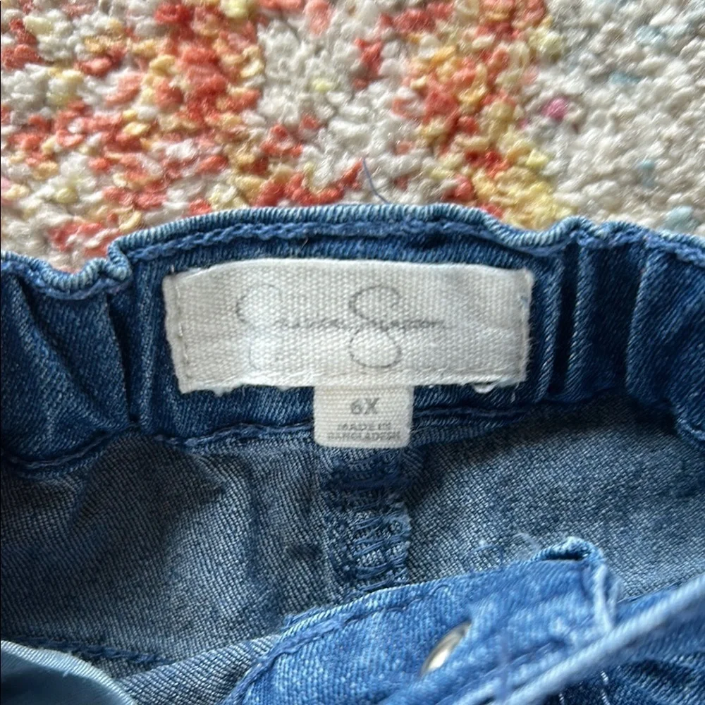 2 Pairs Girl’s Jeans - Blue and Black 6X
